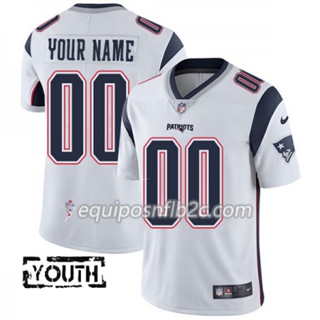 Camiseta Niño NFL New England Patriots Personalizar Blanco Camiseta Niño NFL New England Patriots Personalizar Blanco